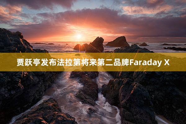 贾跃亭发布法拉第将来第二品牌Faraday X