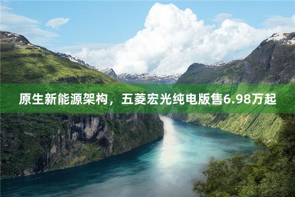 原生新能源架构，五菱宏光纯电版售6.98万起
