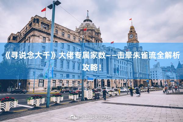 《寻说念大千》大佬专属家数——击晕朱雀流全解析攻略！