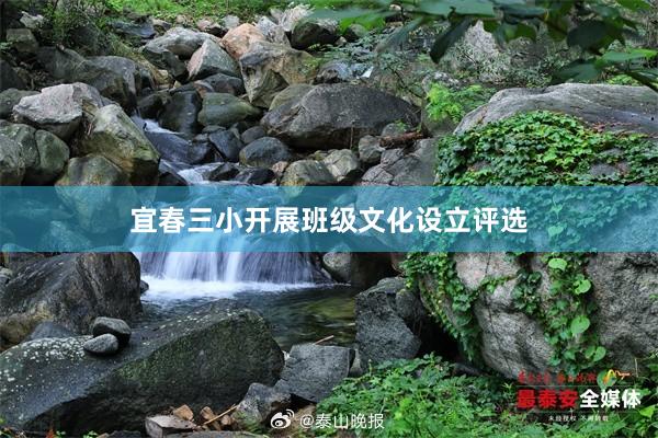 宜春三小开展班级文化设立评选